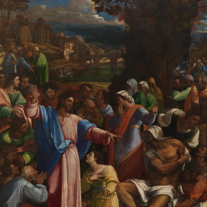抽奖发现:Sebastiano del Piombo 的《拉撒路的崛起》