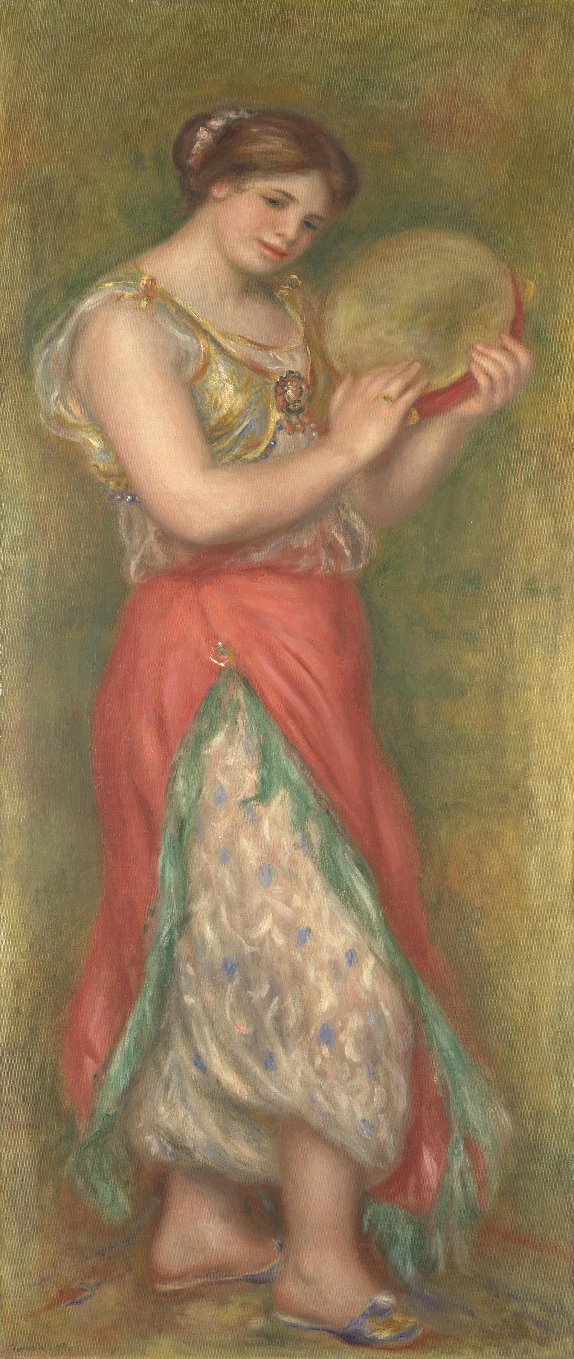Dancing Girl with Tambourine