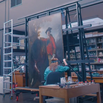 Behind the scenes in Conservation