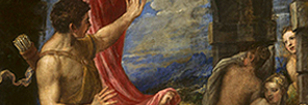 Detail from Titian, 'Diana and Actaeon', 1556-59