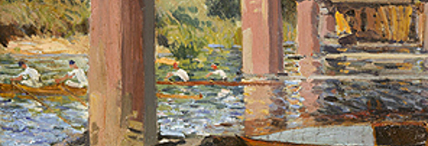 Alfred Sisley 'Under the Bridge at Hampton Court', 1874