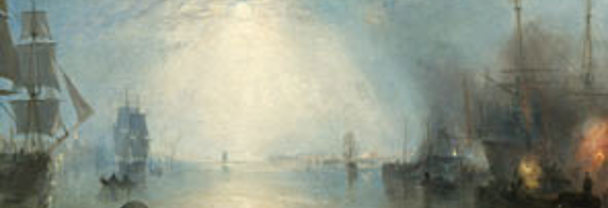 Detail from Joseph Mallord William Turner, 'Keelmen Heaving in Coals by Night', 1835.