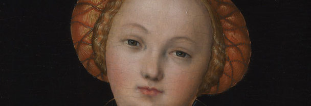 Detail from Lucas Cranach the Elder, ‘Portrait of a Woman’, 1525–7