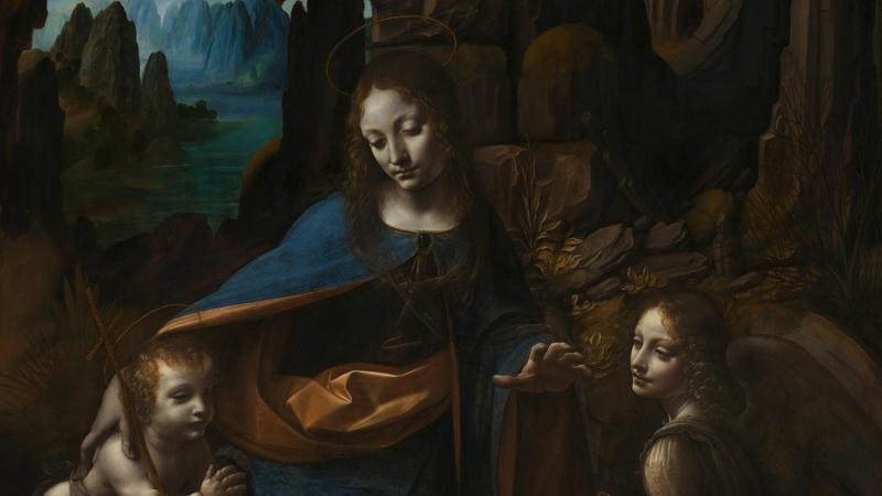 Leonardo da Vinci, 'The Virgin of the Rocks', about 1491/2-9 and 1506-8