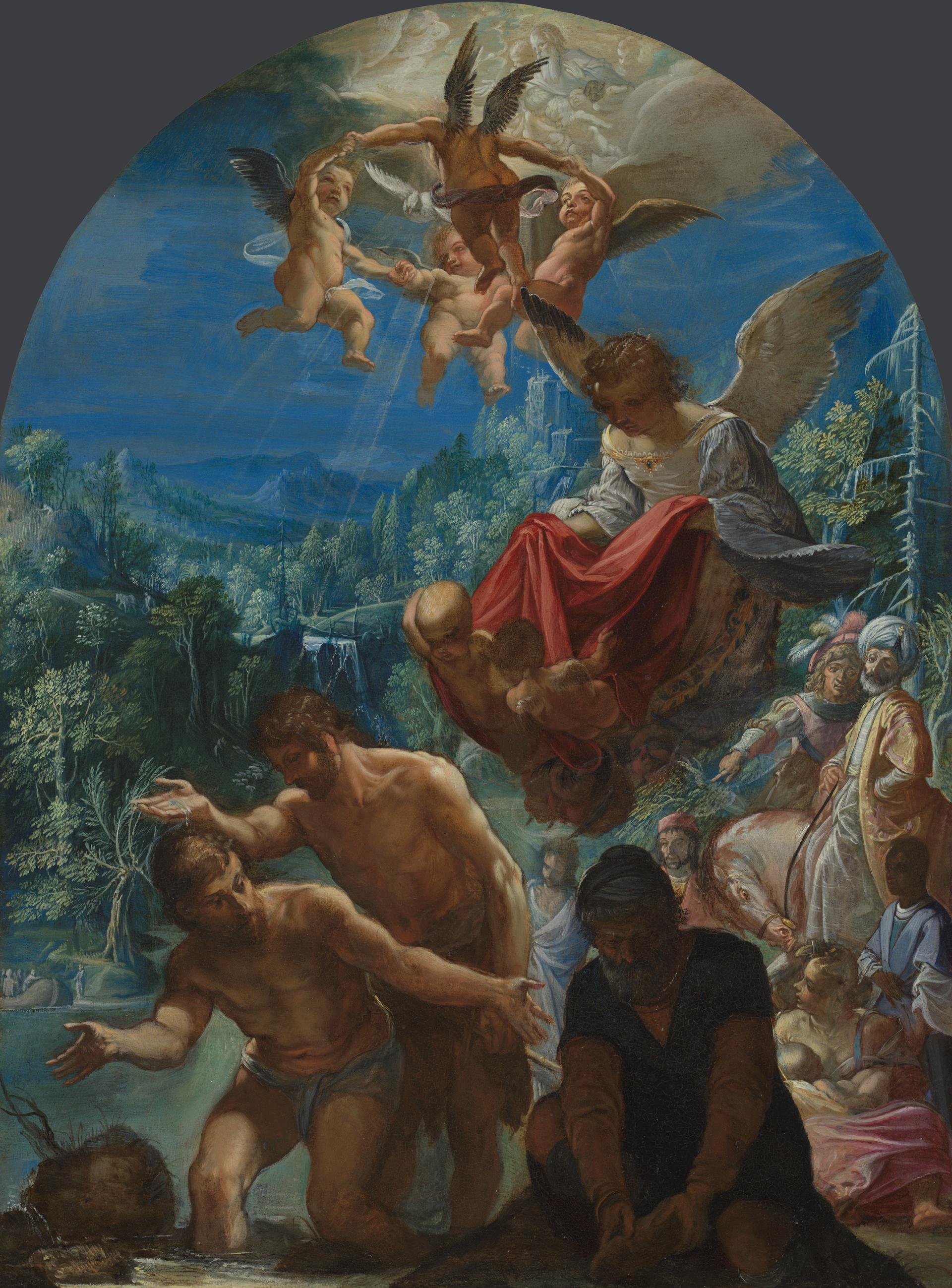 Adam Elsheimer, 'The Baptism of Christ', about 1599