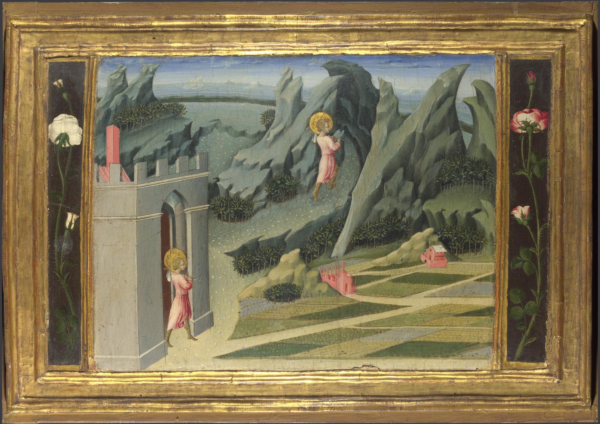 Saint John the Baptist retiring to the Desert
