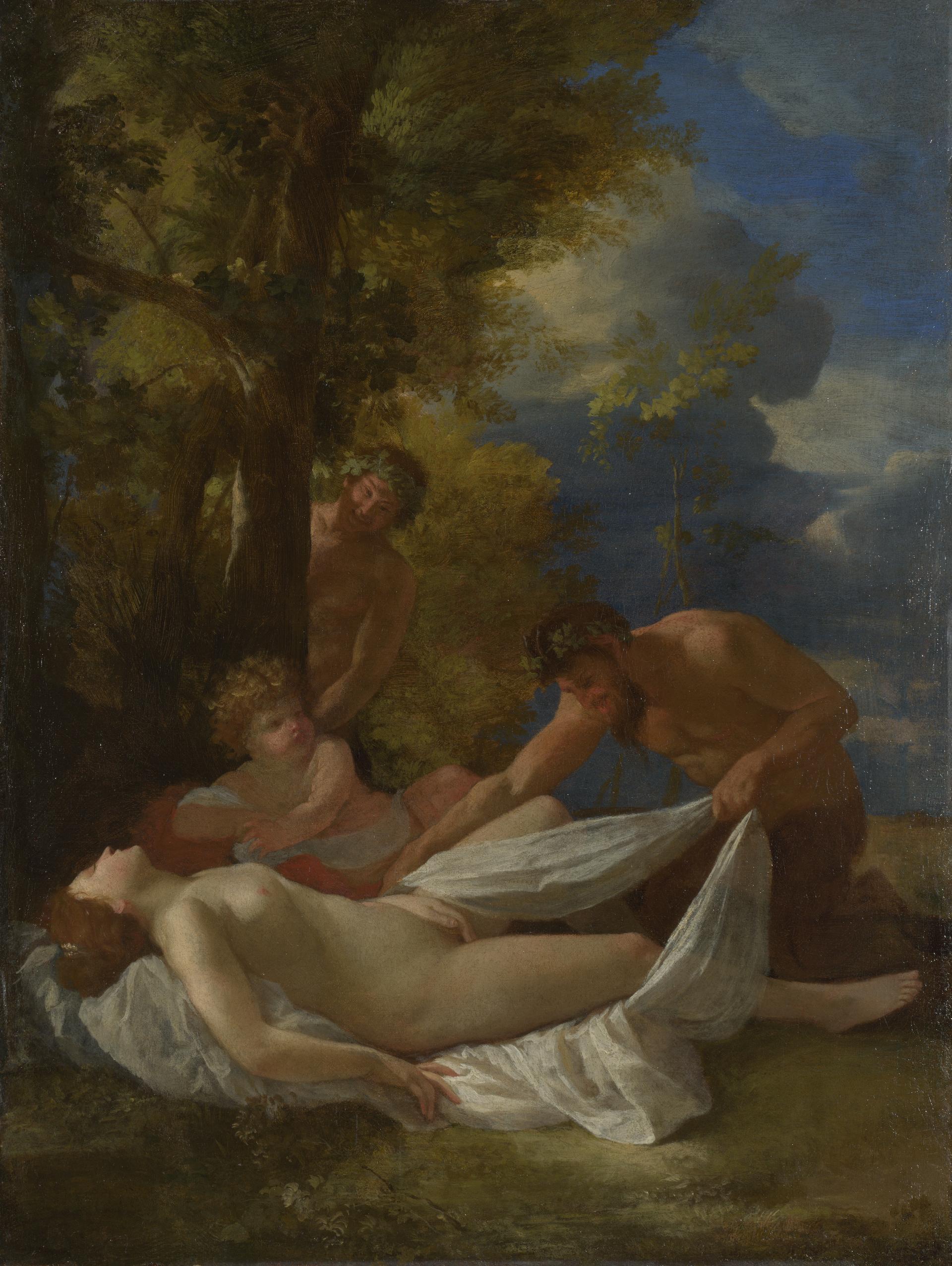 Nymph with Satyrs