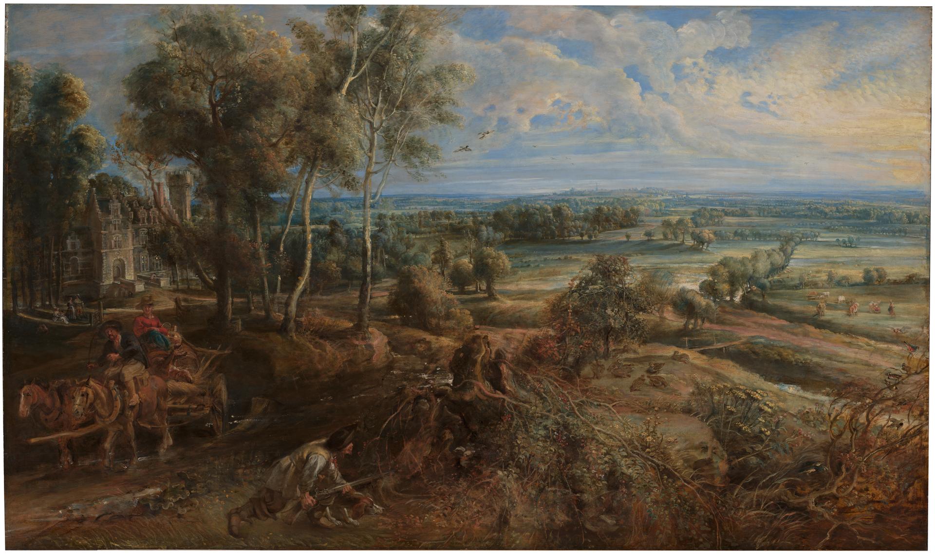 A View of Het Steen in the Early Morning