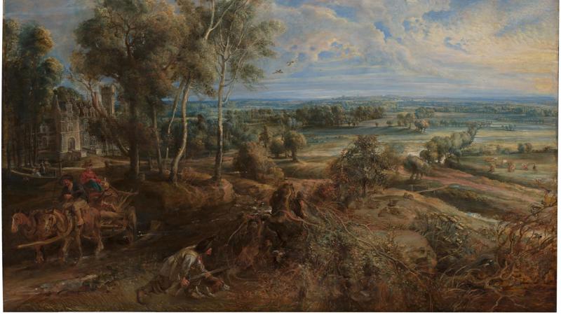 Peter Paul Rubens, 'A View of Het Steen in the Early Morning', probably 1636