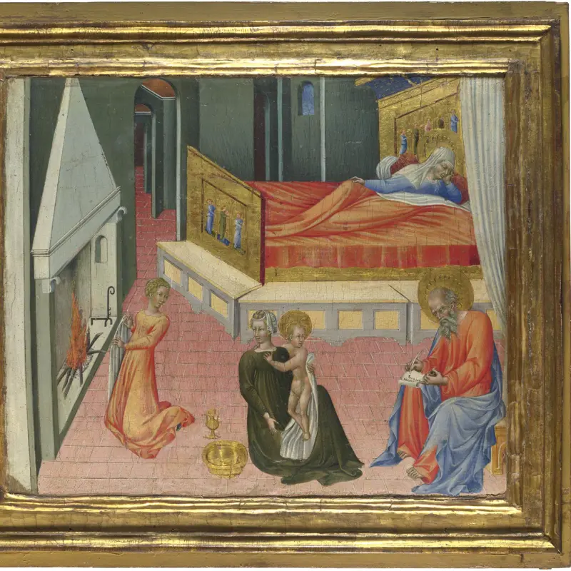 The Birth of Saint John the Baptist: Predella Panel