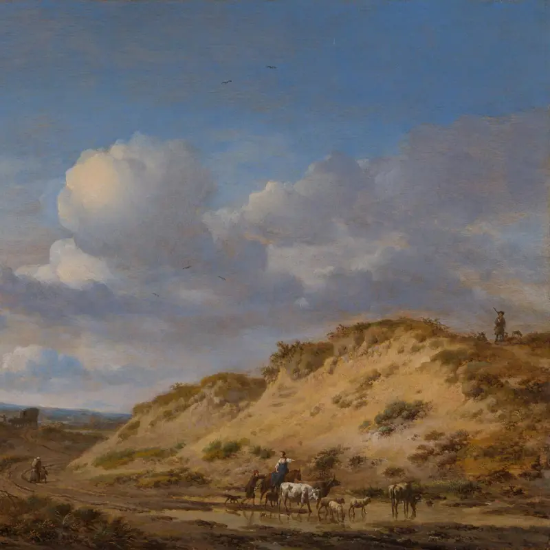 Peasants driving Cattle and Sheep