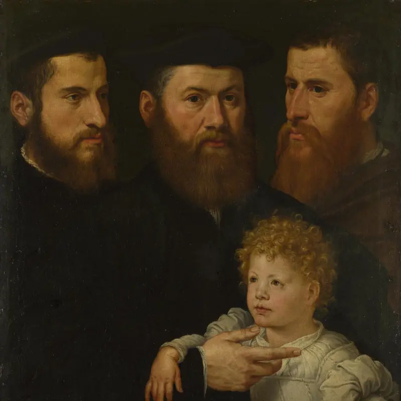 Three Men and a Little Girl