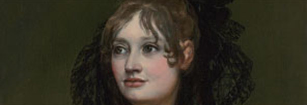 Detail from Francisco de Goya, Doña Isabel de Porcel, before 1805