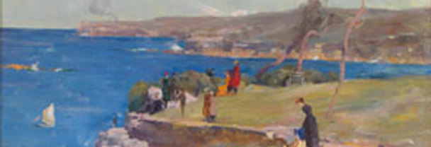 Detail from Arthur Streeton, Blue Pacific, 1890 © Private collection