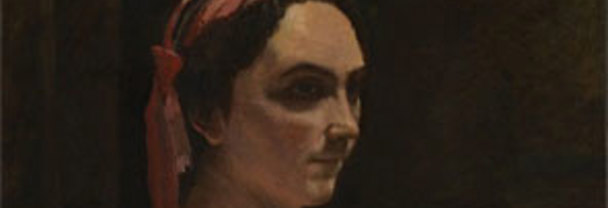 Detail from Jean-Baptiste-Camille Corot, Italian Woman, about 1870 © The National Gallery