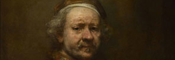 Detail from Rembrandt, Self Portrait at the Age of 63, 1669