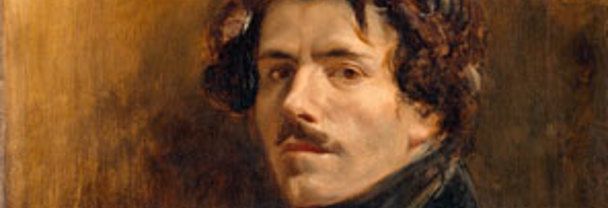 Detail from Eugène Delacroix, Self Portrait, 1837 © Musée du Louvre