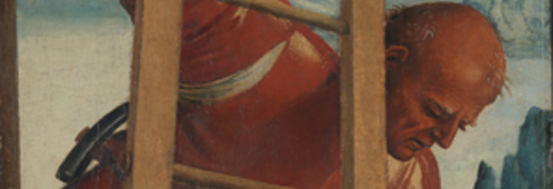 Detail from Luca Signorelli, ‘Man on a Ladder’, 1504-5