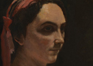 Jean-Baptiste-Camille Corot, ‘Italian Woman, or Woman with Yellow Sleeve (L'Italienne)' (detail), about 1870 © The National Gallery, London