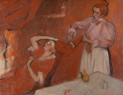 Hilaire-Germain-Edgar Degas, ‘Combing the Hair ('La Coiffure’)’, about 1896
