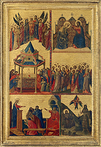Detail from Giovanni da Rimini, Scenes from the Lives of the Virgin and other Saints, 1300–05