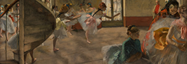 Detail from Hilaire-Germain-Edgar Degas, The Rehearsal, about 1874 © CSG CIC Glasgow Museums Collection
