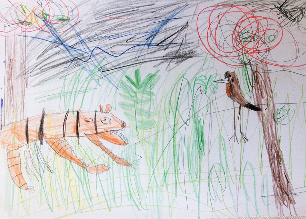 'Surprised!' by Emilia aged 3