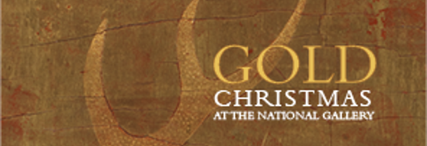 Gold christmas at the National Gallery