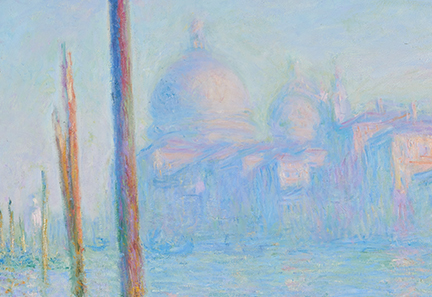 Crop of Claude Monet's 'The Grand Canal (Le Grand Canal)' painting