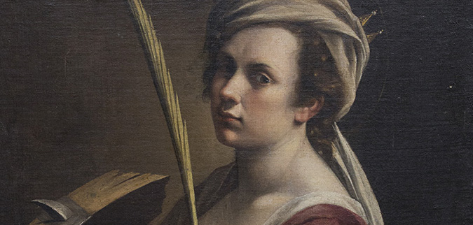 Artemisia Gentileschi in the mirror