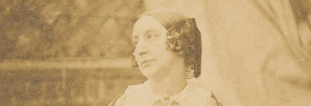 Portrait photograph of Lady Elizabeth Eastlake, wife of Sir Charles Lock Eastlake first director of The National Gallery.