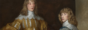 Detail from Anthony van Dyck, Lord John Stuart and his Brother, Lord Bernard Stuart, about 1638