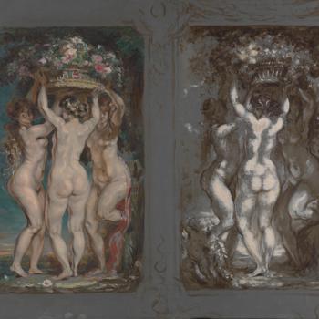 Two Studies for 'The Three Graces'