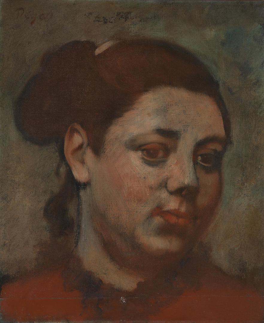 Head of a Woman by Hilaire-Germain-Edgar Degas