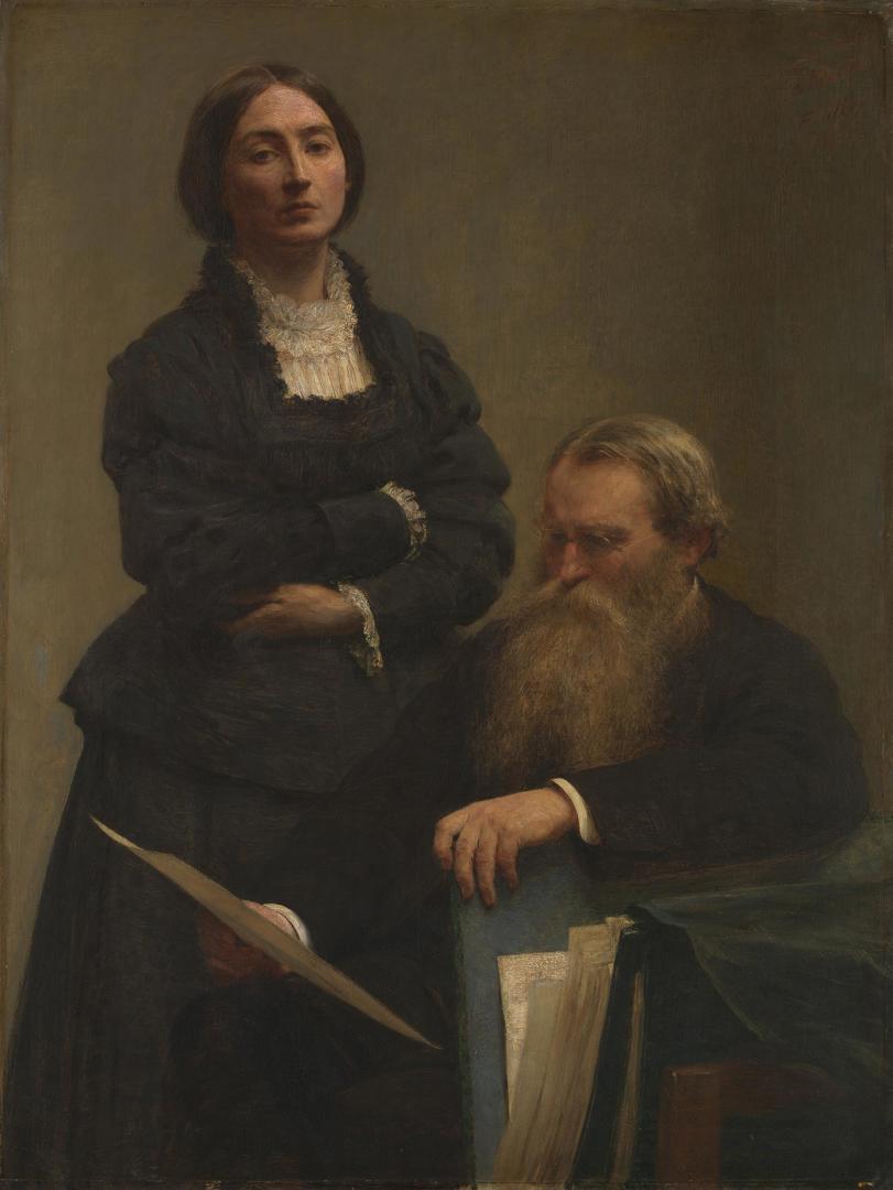 Mr and Mrs Edwin Edwards by Ignace-Henri-Théodore Fantin-Latour