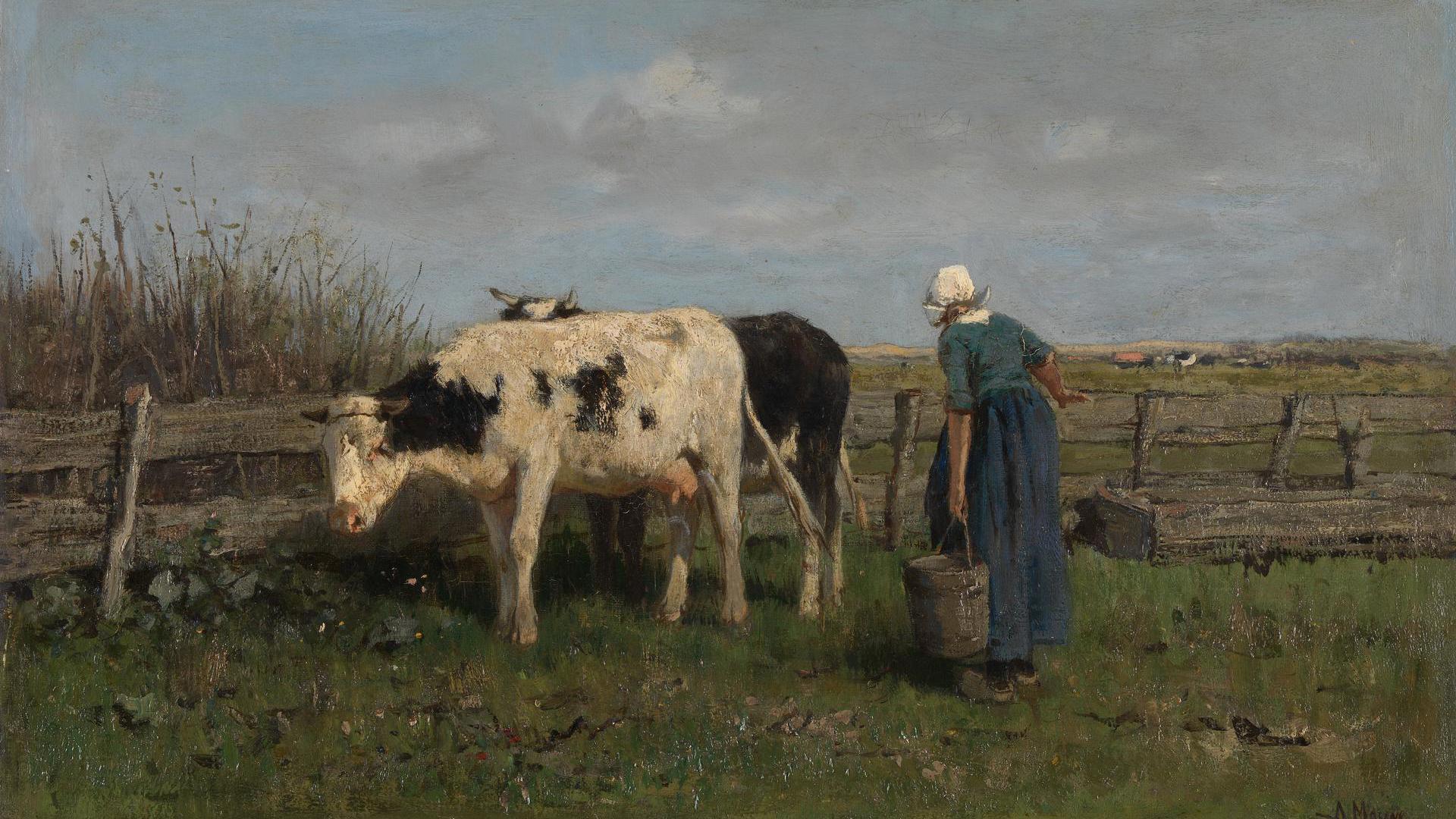 Milking Time by Anton Mauve
