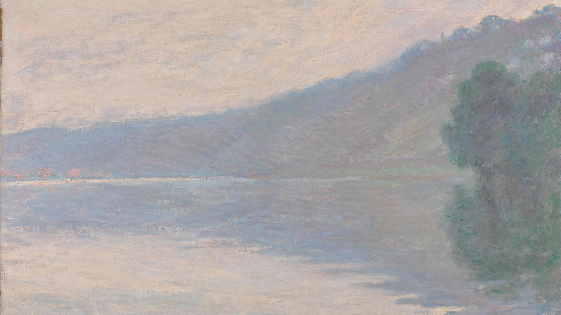 The Seine at Port-Villez by Claude Monet
