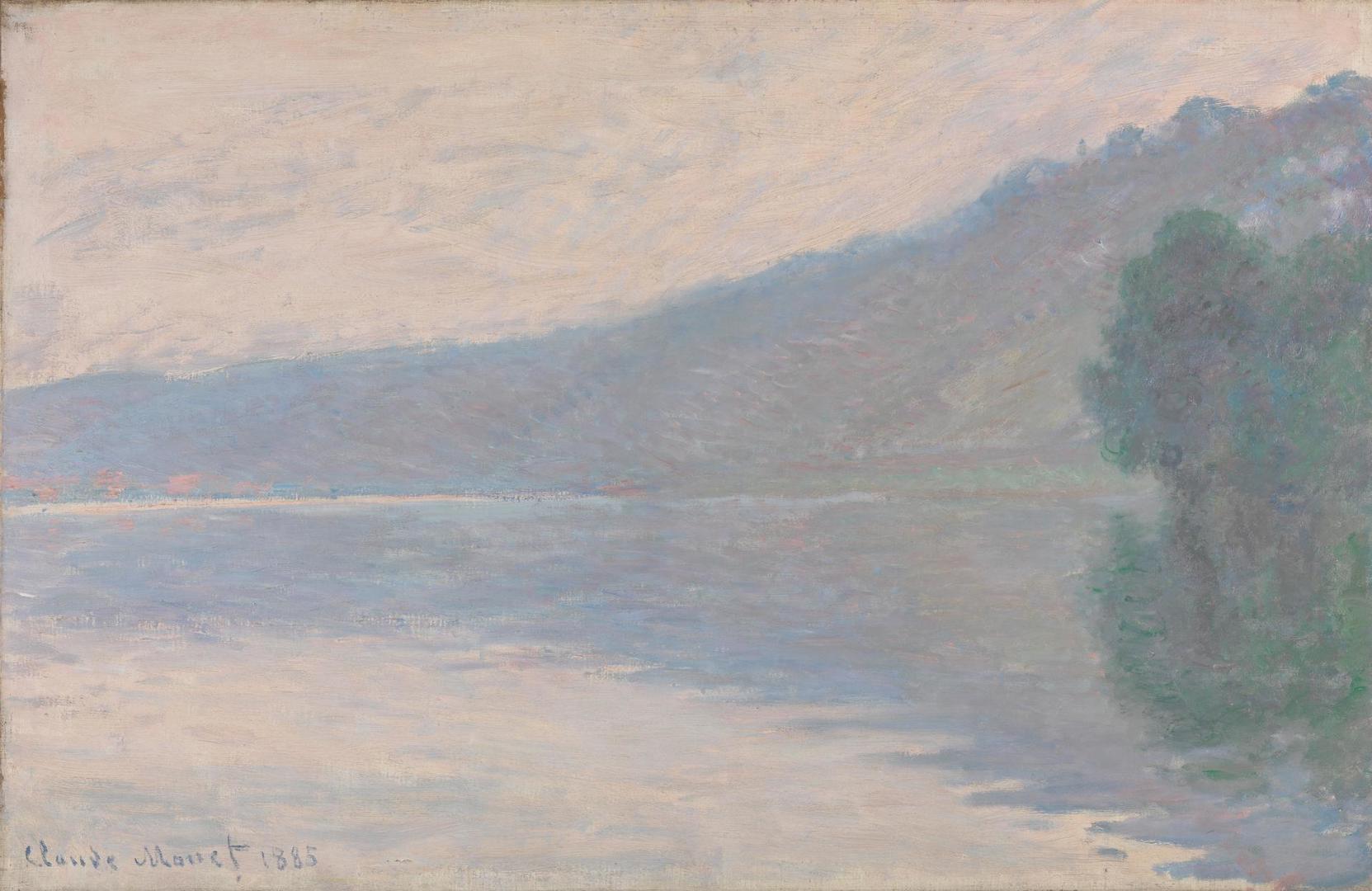 The Seine at Port-Villez by Claude Monet
