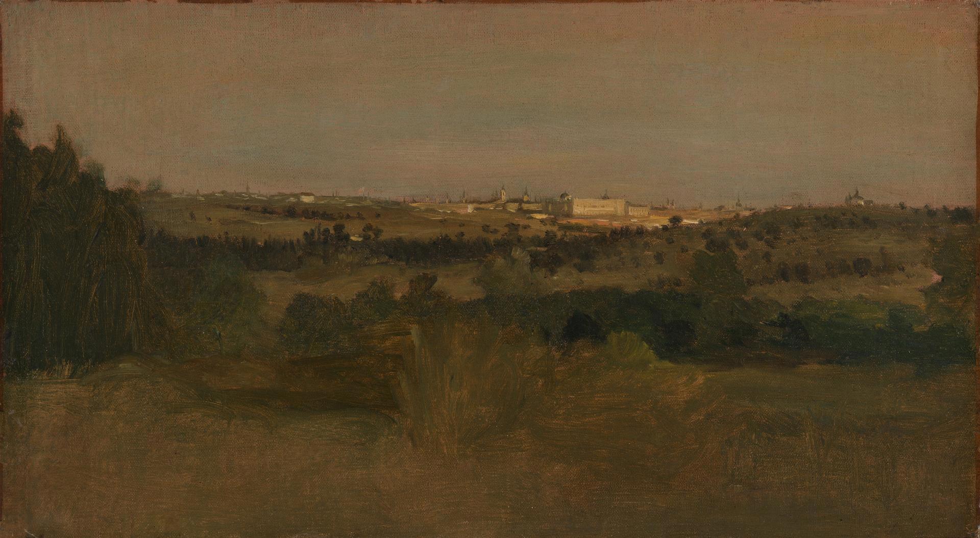 View of Madrid by Probably by Carlos de Haes