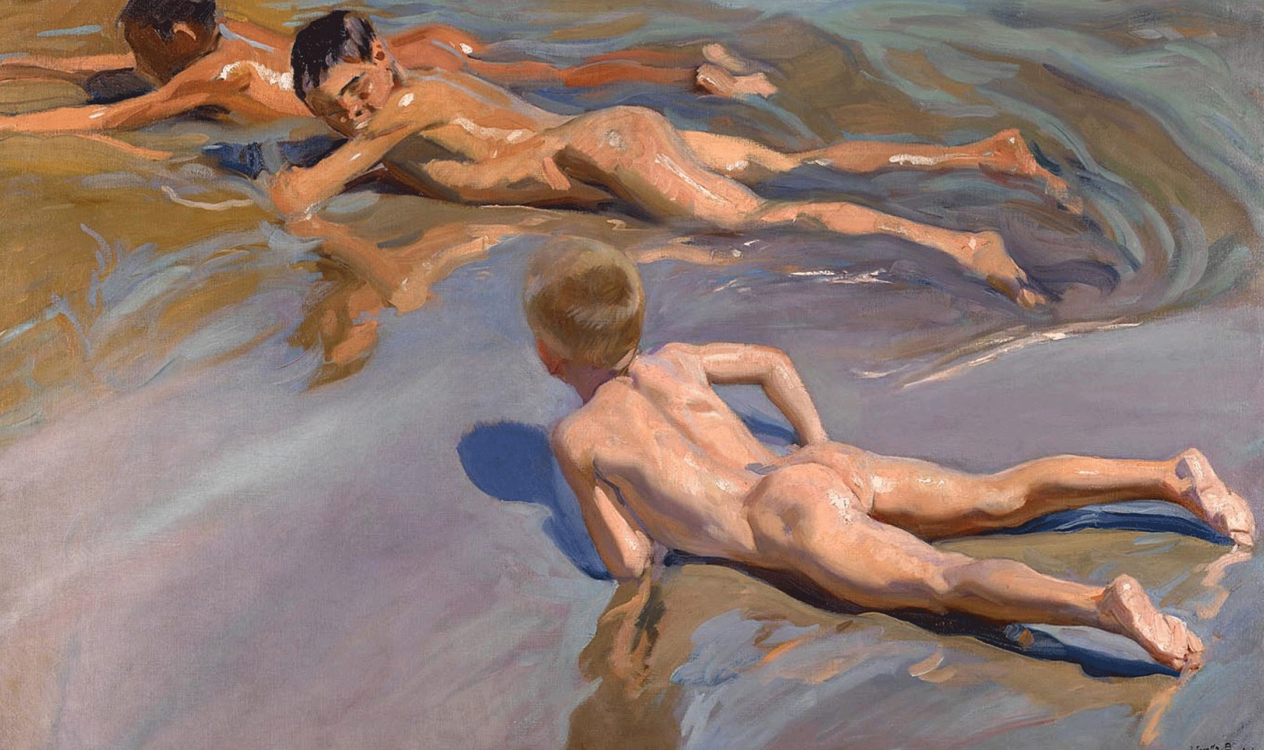 Image: Joaquín Sorolla, 'Boys on the Beach', 1909 © Museo Naciona...