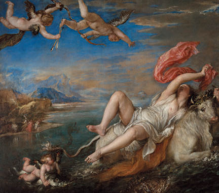  Titian, 'Rape of Europa', 1562 © Isabella Stewart Gardner Museum, Boston