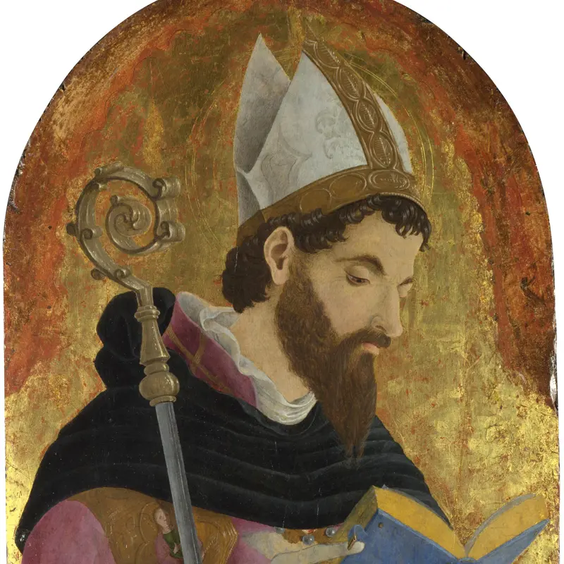 A Bishop Saint, perhaps Saint Augustine