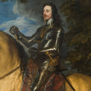 Relining Van Dyck's Equestrian Portrait of Charles I