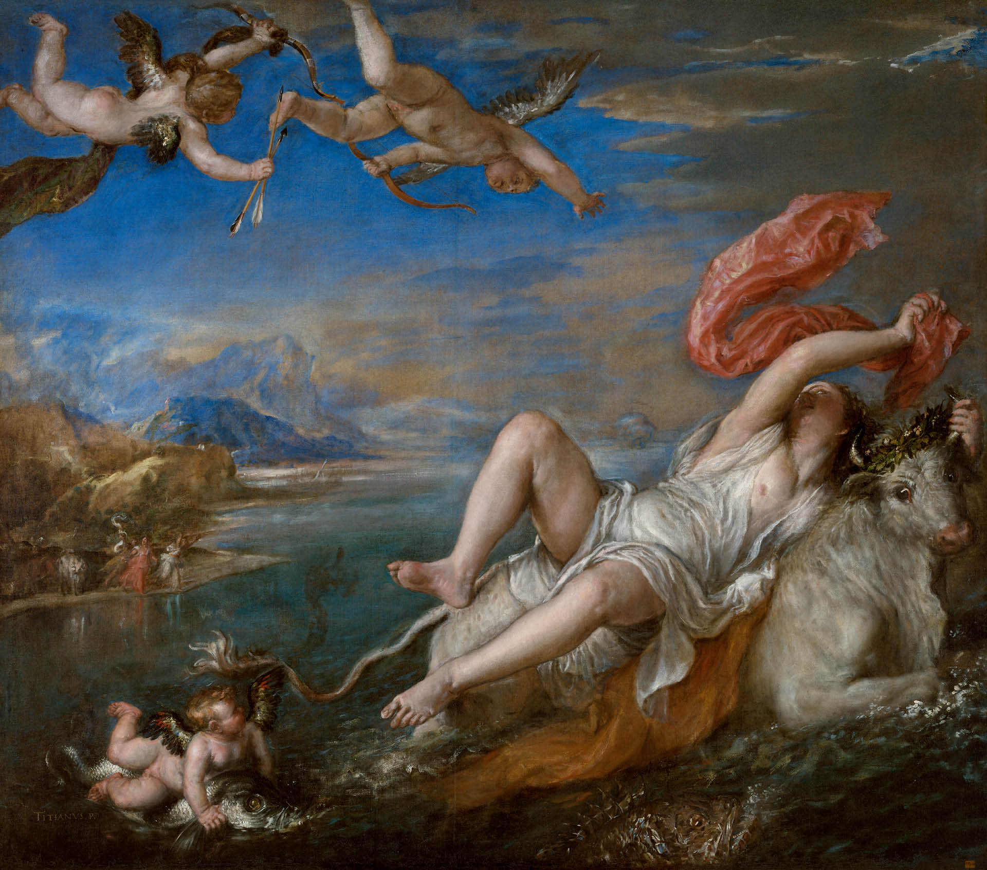 Titian, 'Rape of Europa', 1560–2 © Isabella Stewart Gardner Museum, Boston (P26e1)