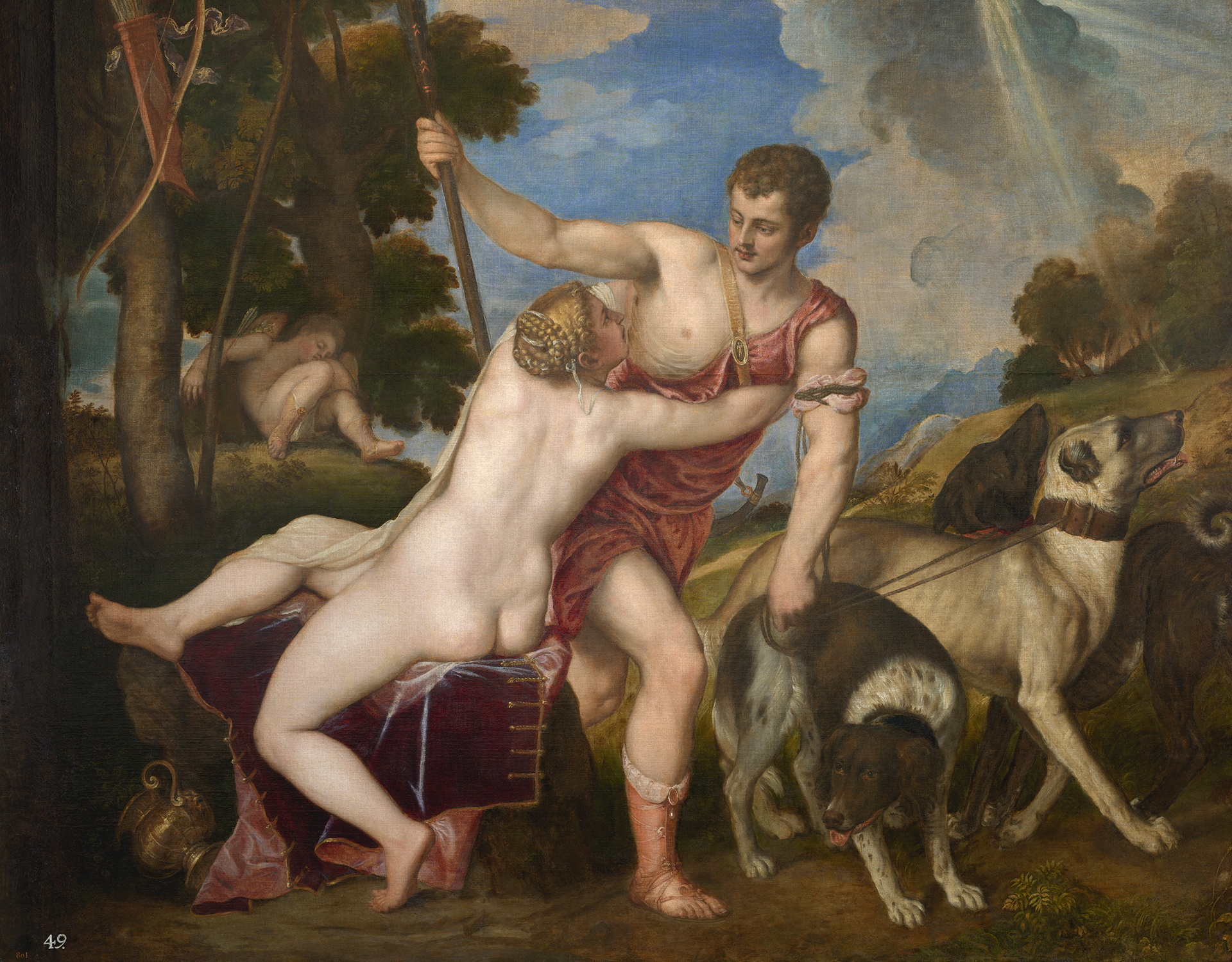 Titian, 'Venus and Adonis', 1554 © Museo Nacional del Prado, Madrid (P000422)