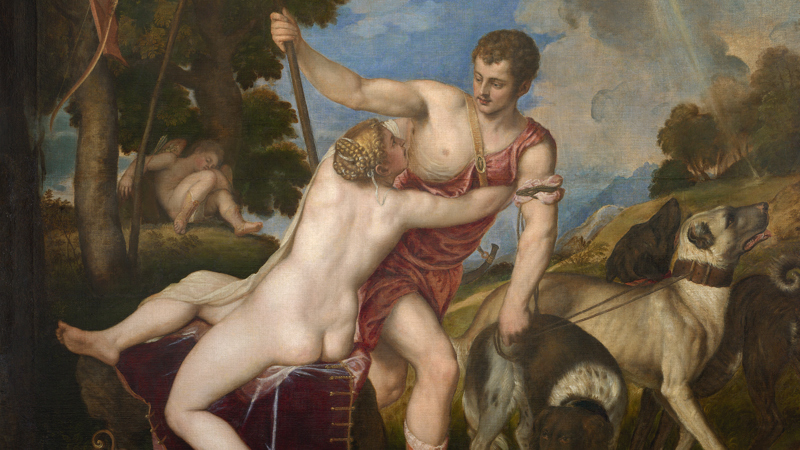 Titian, 'Venus and Adonis', 1554 © Museo Nacional del Prado, Madrid (P000422)