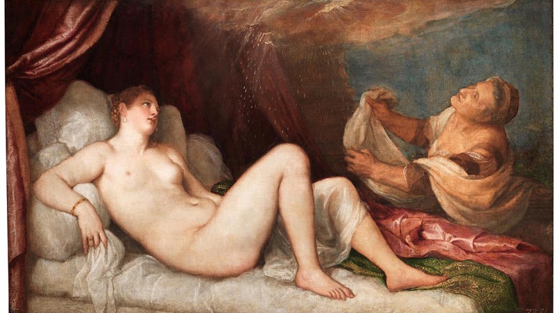 Titian, 'Danaë', probably 1554–6. Wellington Collection, Apsley House © Stratfield Saye Preservation Trust