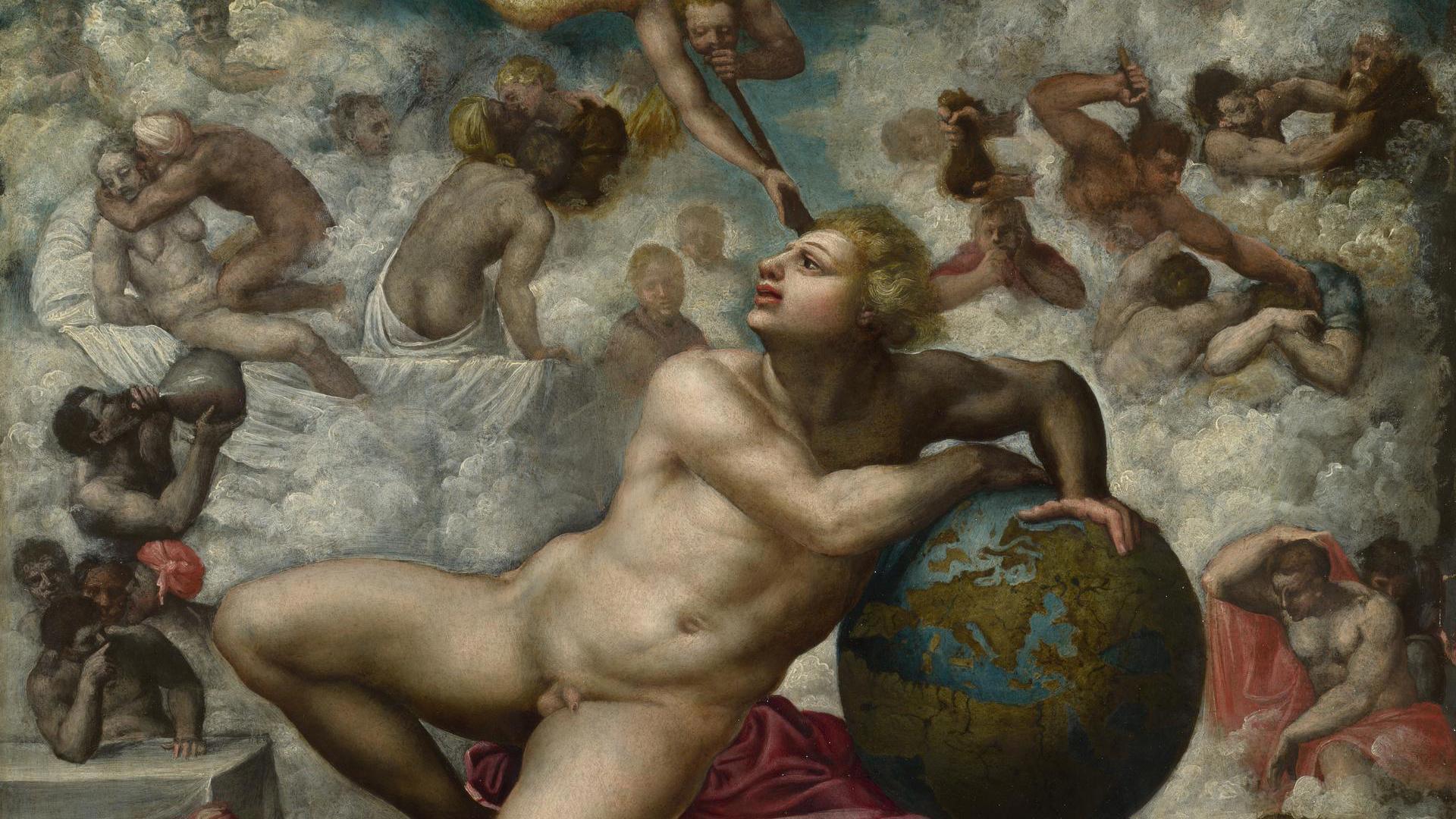 The Dream of Human Life by After Michelangelo