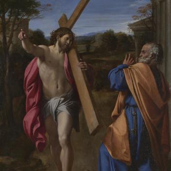Christ appearing to Saint Peter on the Appian Way