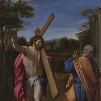Christ appearing to Saint Peter on the Appian Way